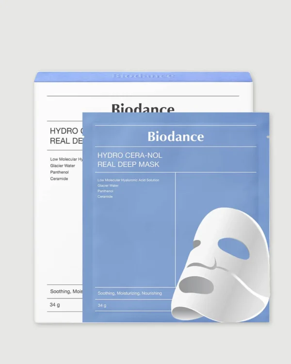 BIODANCE Hydro Cera-nol Real Deep Mask, komplekt 4x 34g